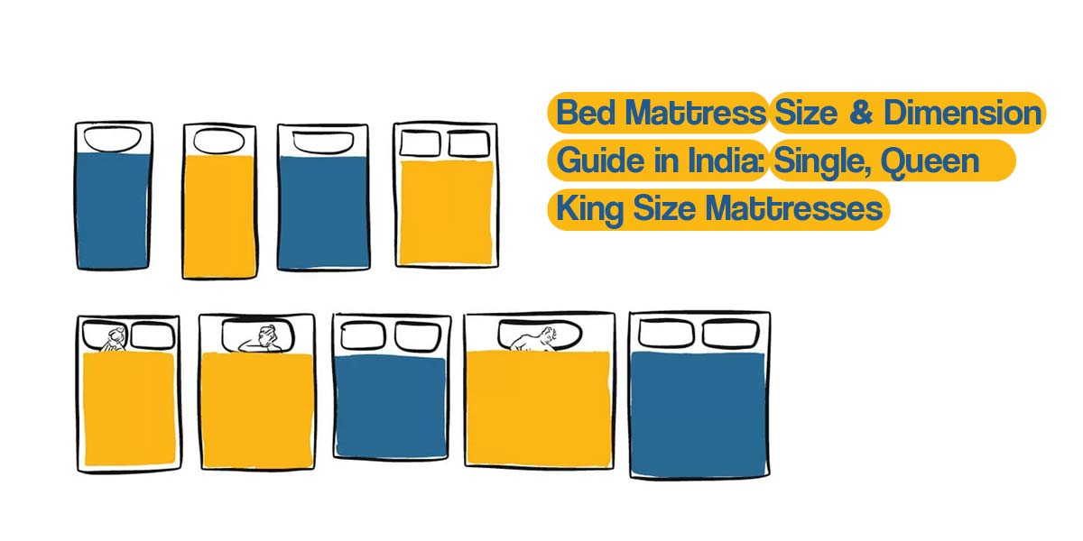 Bed-Mattress-Size-&-Dimension-Guide-in-India